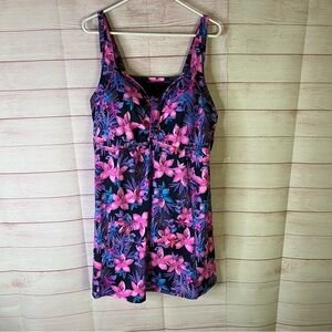 Swimsuits‎ For All  NEW Floral One Piece Size 18W